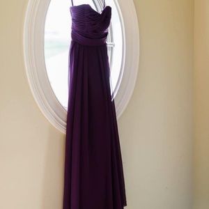 Angelina Faccenda Purple Bridesmaid Dress